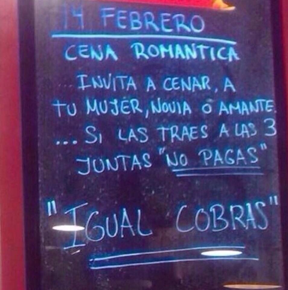 la cantina de la huerta — Carta