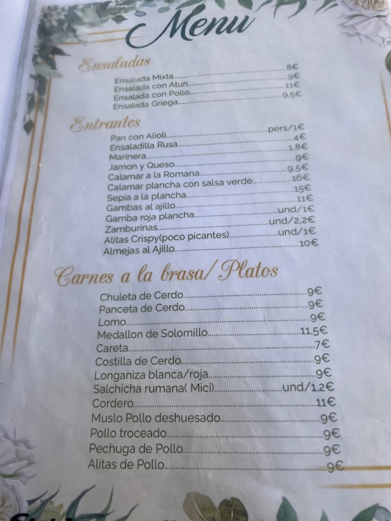 Rincon de Adrian — Carta