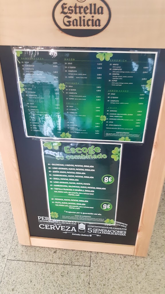 Restaurante NOVO SANTA FE — Carta