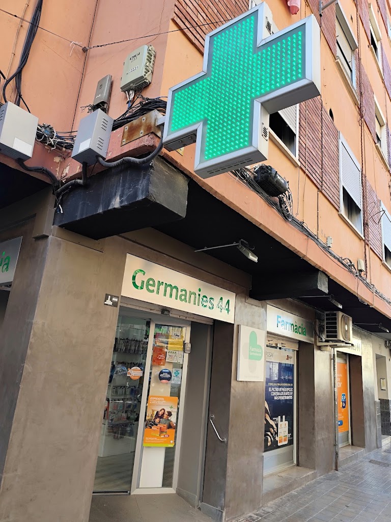 Farmacia Germanies 44, Lic Escriva Anrubia — Del propietario