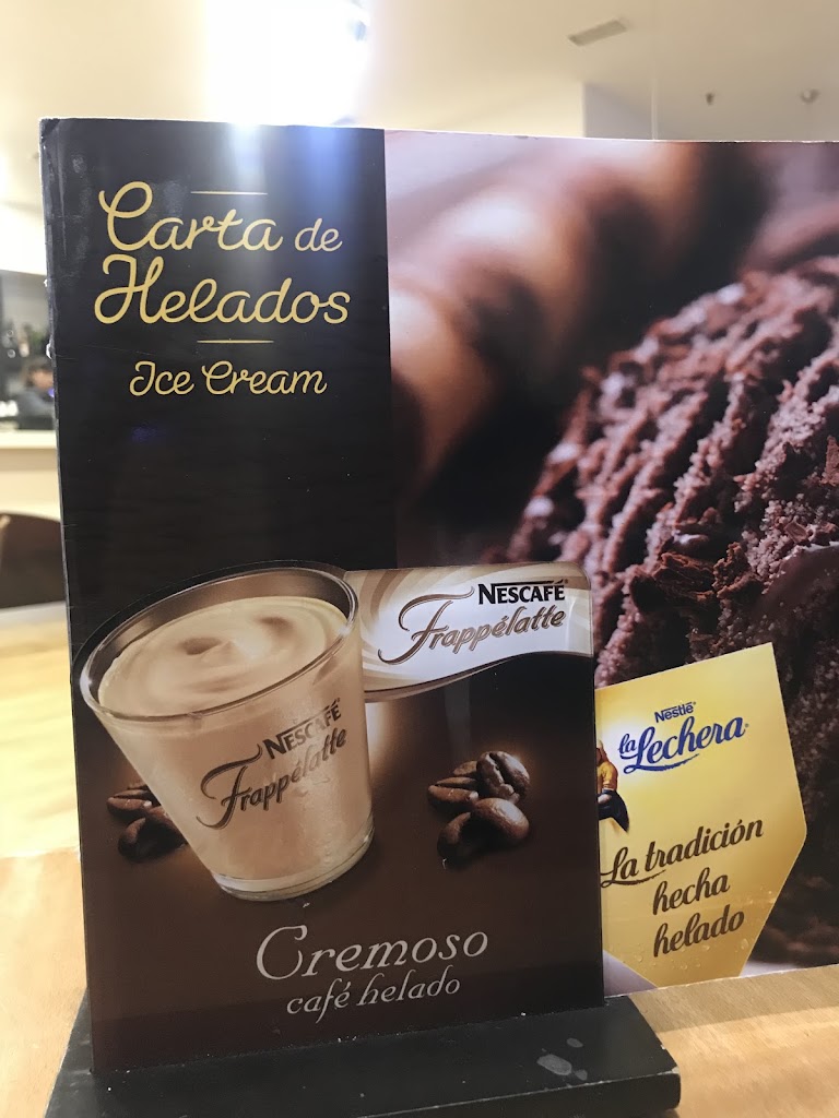 Heladeria Cafeteria +Qcafe — Carta