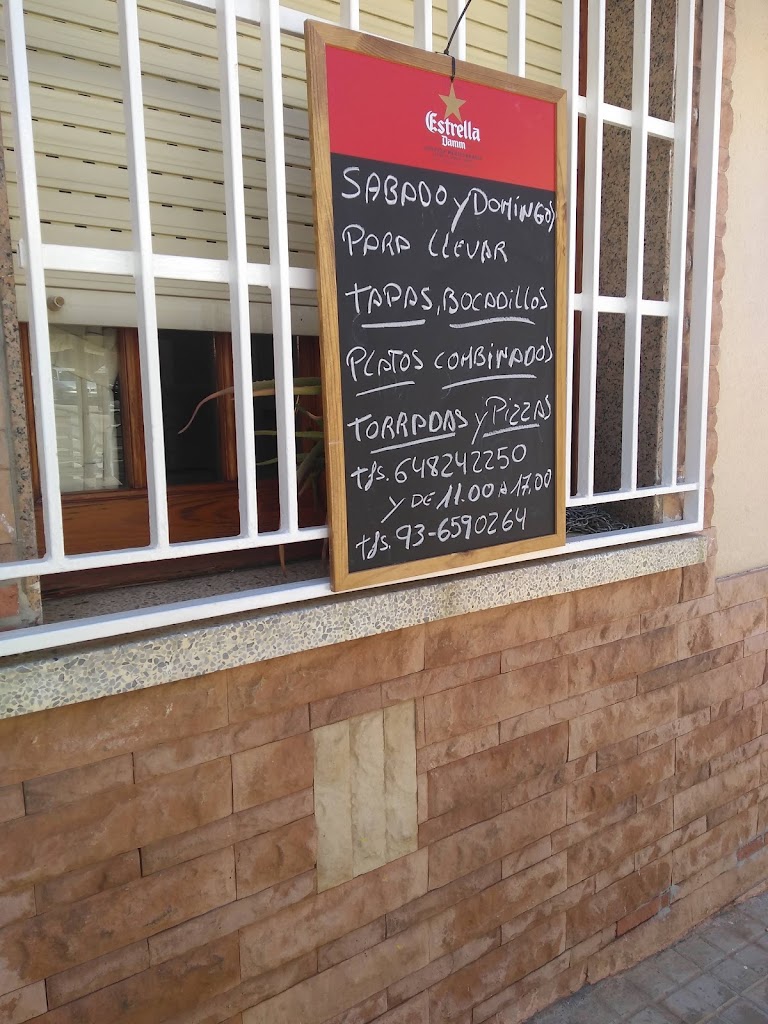Bar La Colina — Carta