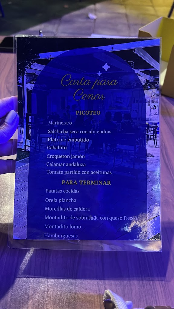 El Parke Lounge Bar — Carta