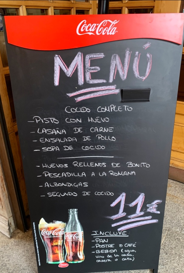Restaurante Mogambo — Carta