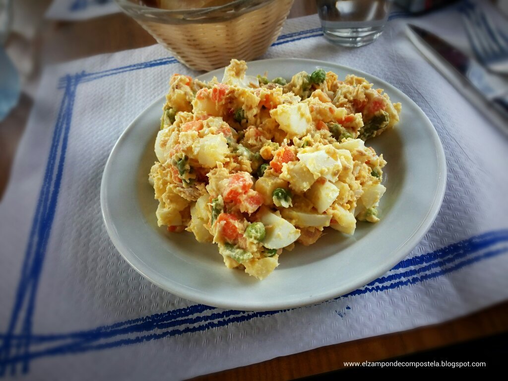 Restaurante O Cesto (Santiago de Compostela) — Ensalada rusa