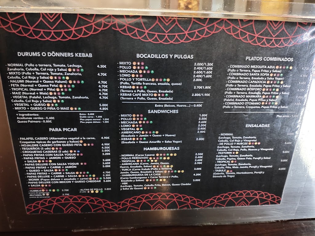 Kebab Cafe — Carta