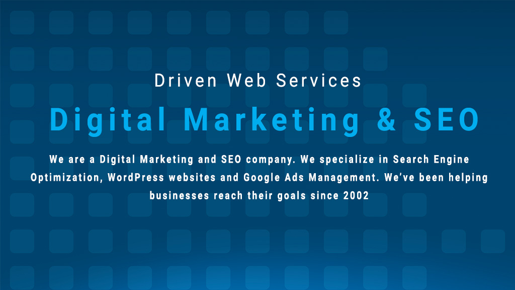 Driven Web Services