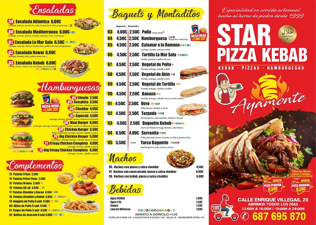 Star pizza kebab — Del propietario