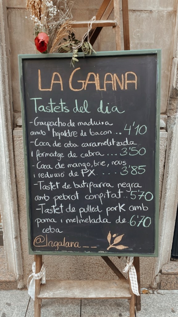 La Galana — Carta