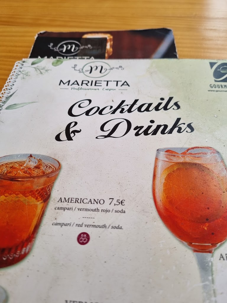 Marietta Tenerife — Carta