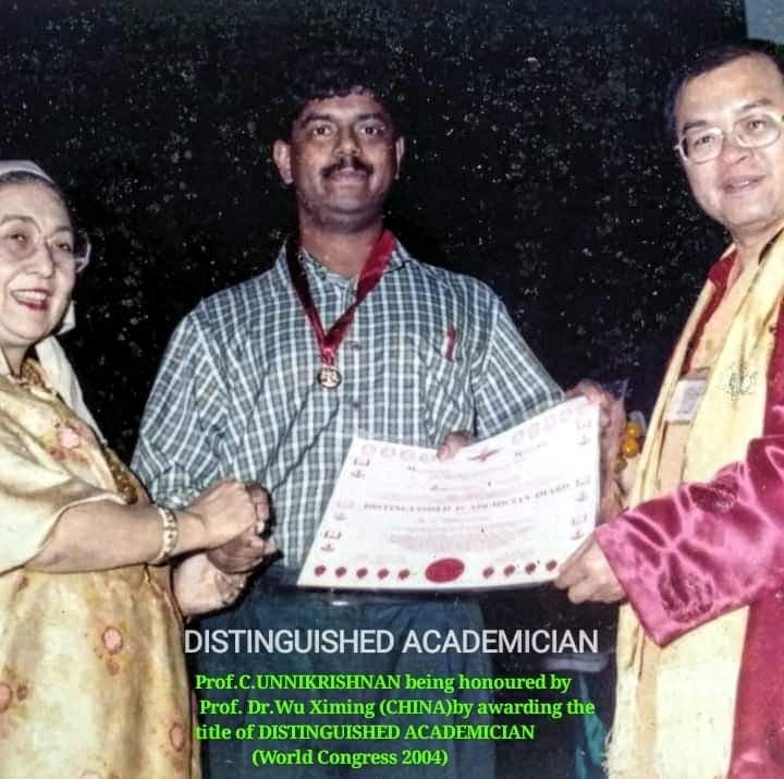 Dr. Sir Prof C Unnikrishnan