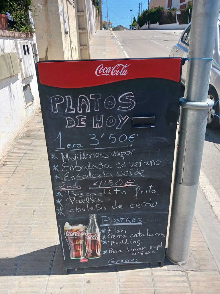 Bar Restaurante Pariente — Carta