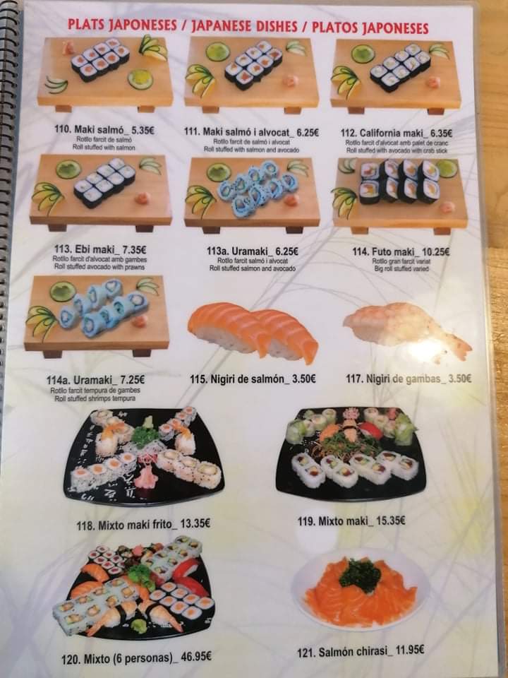 WanJiaFu Restaurant Xines — Carta