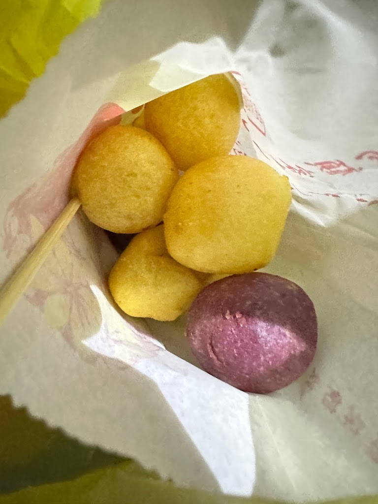 奶Q地瓜球-南雅店-板橋地瓜球 南雅夜市美食 南雅夜市小吃 南雅夜市地瓜球 的照片