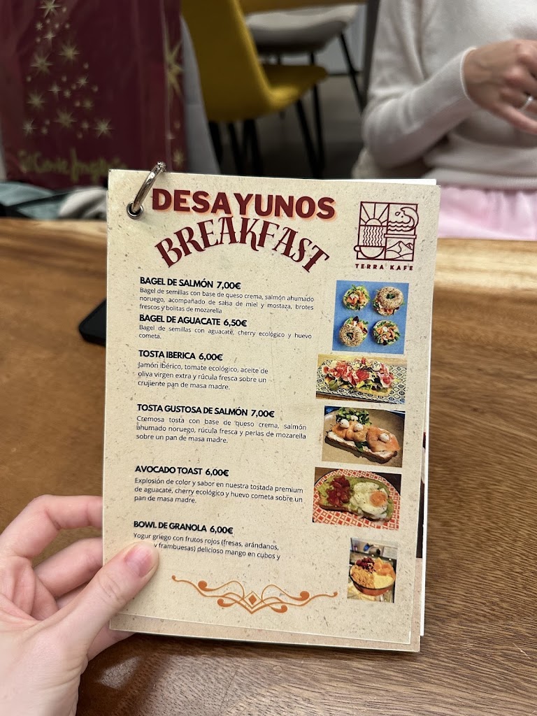 Terra Kafe — Carta