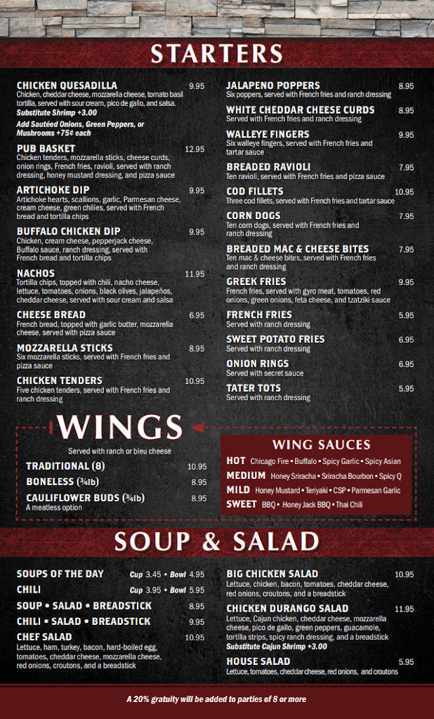  Chicago Street Pub, Grill & Banquets