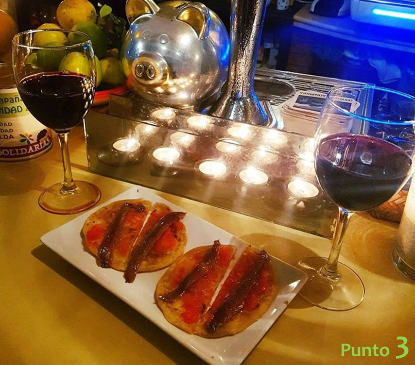 Punto 3 — Comida y bebida