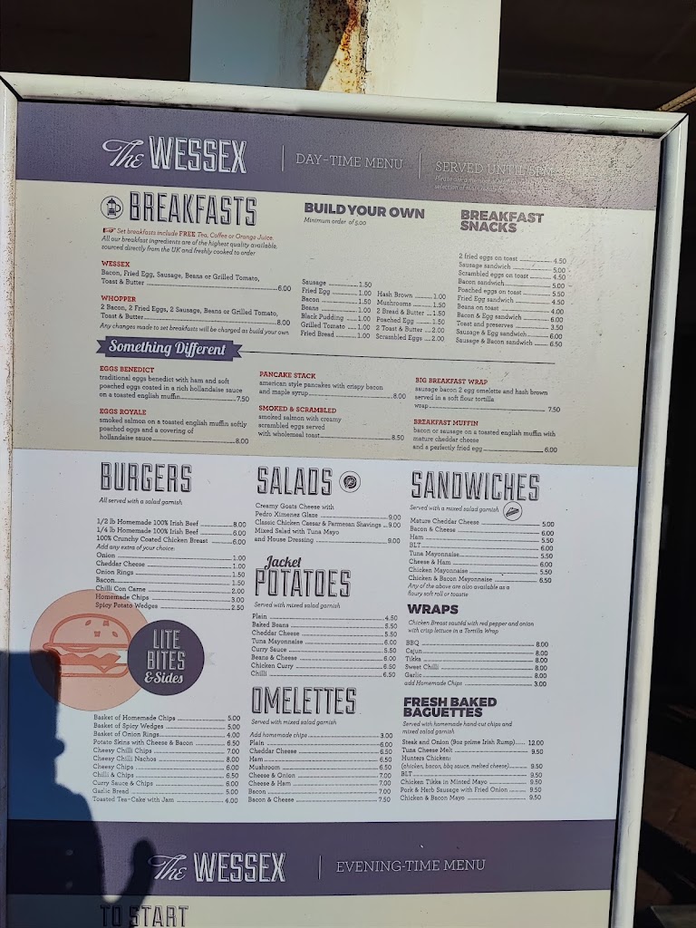The Wessex Bar — Carta