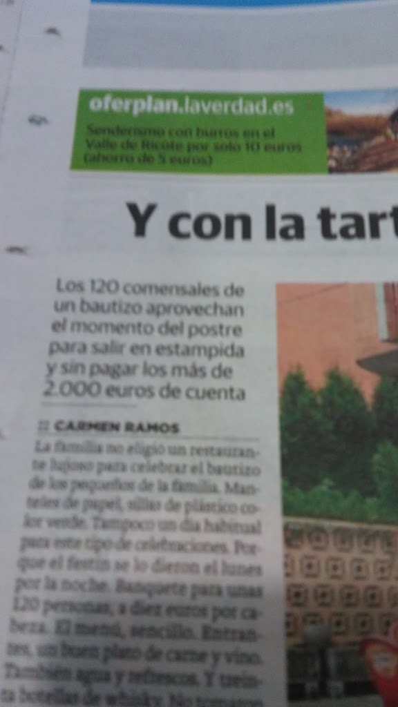 Cerveceria El Potrox — Carta