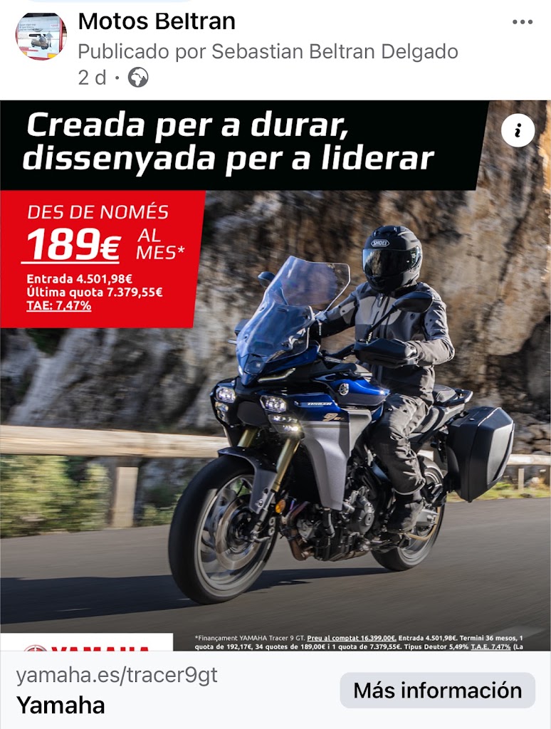 MOTOS BELTRAN — Mas recientes
