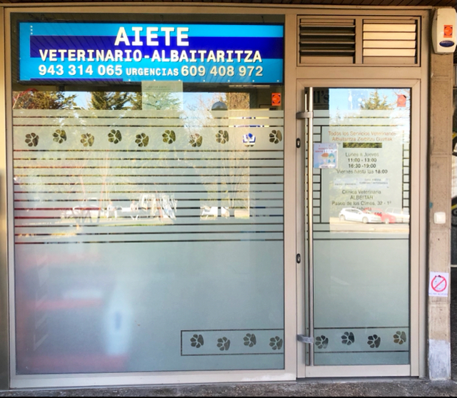 CENTRO VETERINARIO AIETE — Del propietario