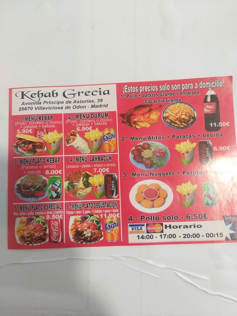 Kebab Grecia Y Pollo Asado — Del propietario
