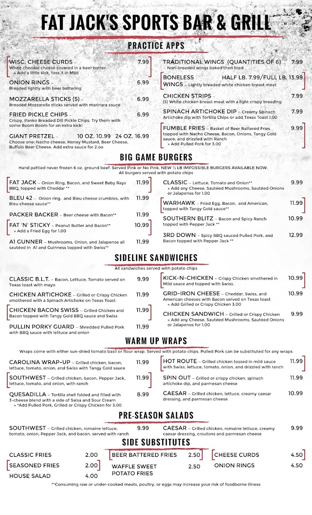  Fat Jacks Sports Bar & Grill