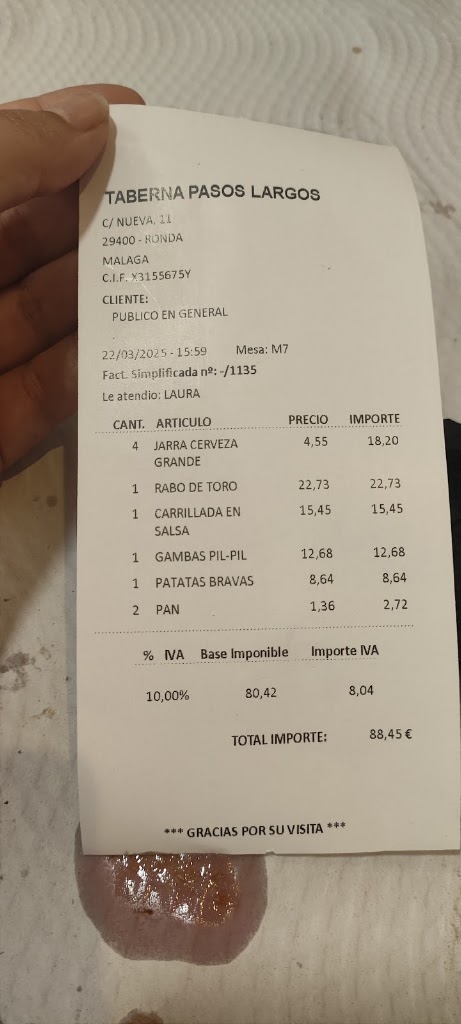 Taberna pasos largos — Mas recientes