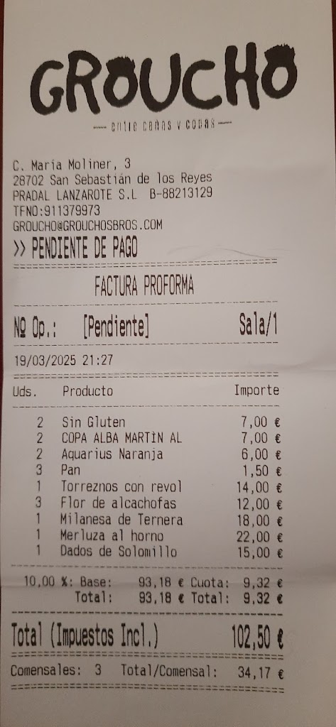 Restaurante Groucho — Mas recientes