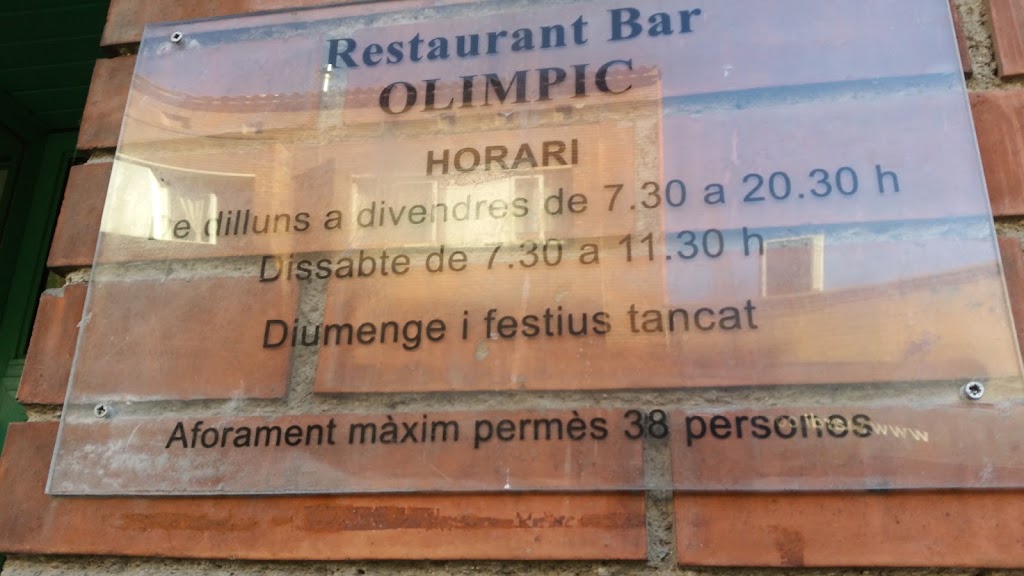 Bar Olimpic — Carta