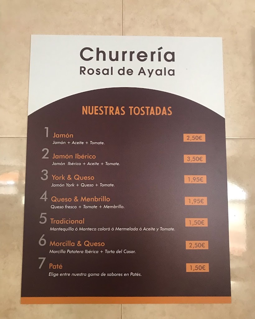 Cafeteria Churreria Rosal de Ayala — Del propietario