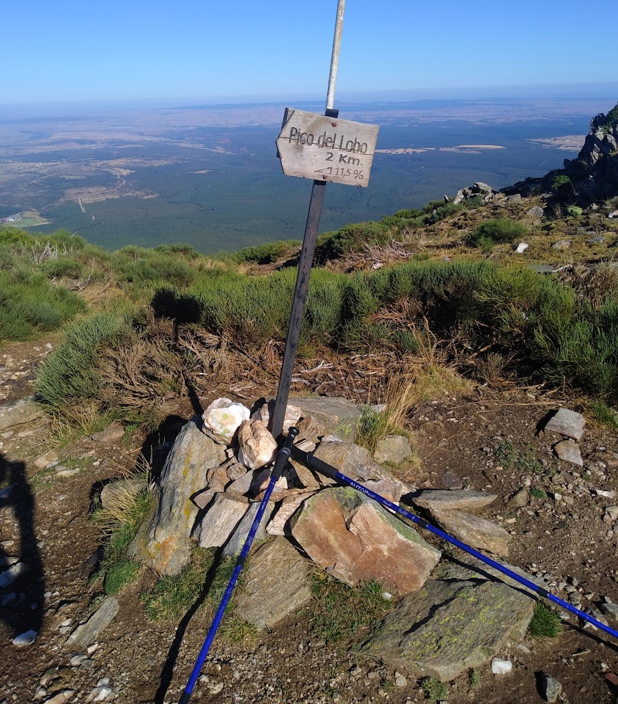 Inicio Subida al Pico del Lobo