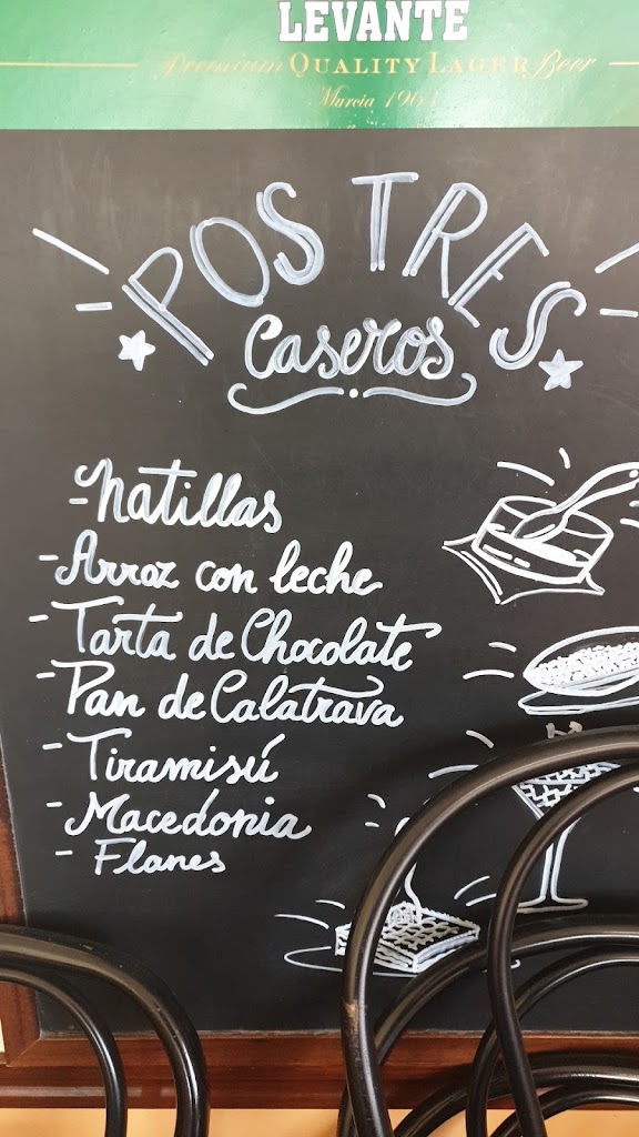 Restaurante las maromas — Carta