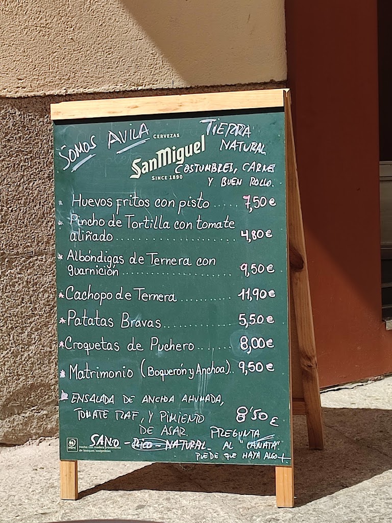 La Barra del Chico — Carta