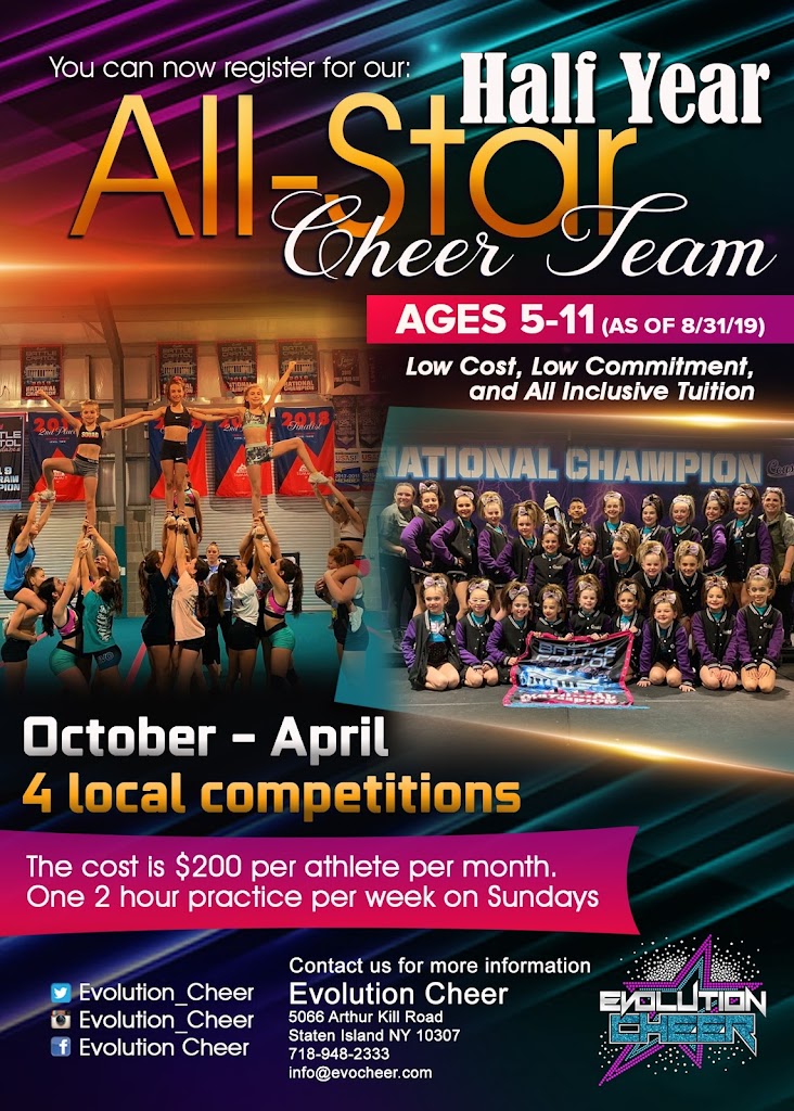  Evolution Cheer Inc