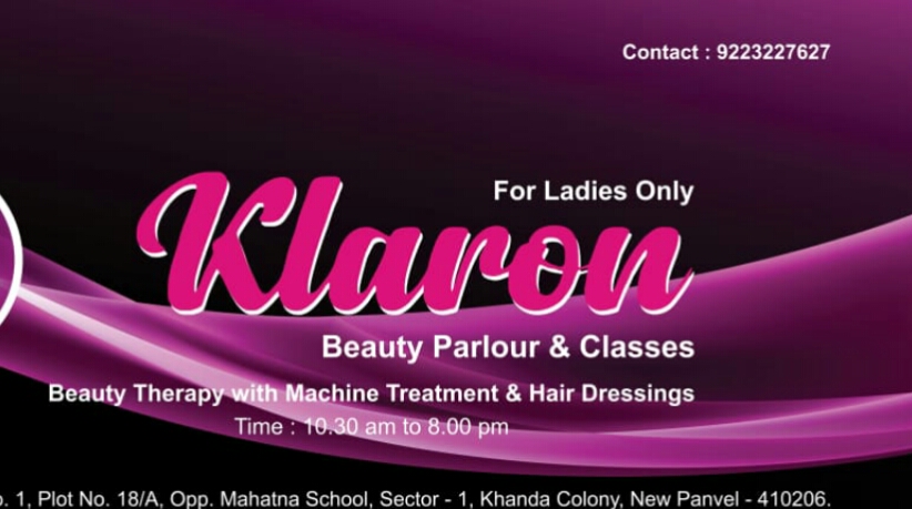 Klaron Beauty Parlour Classes
