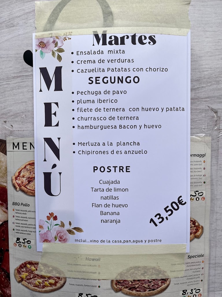 Bar Pangu — Carta