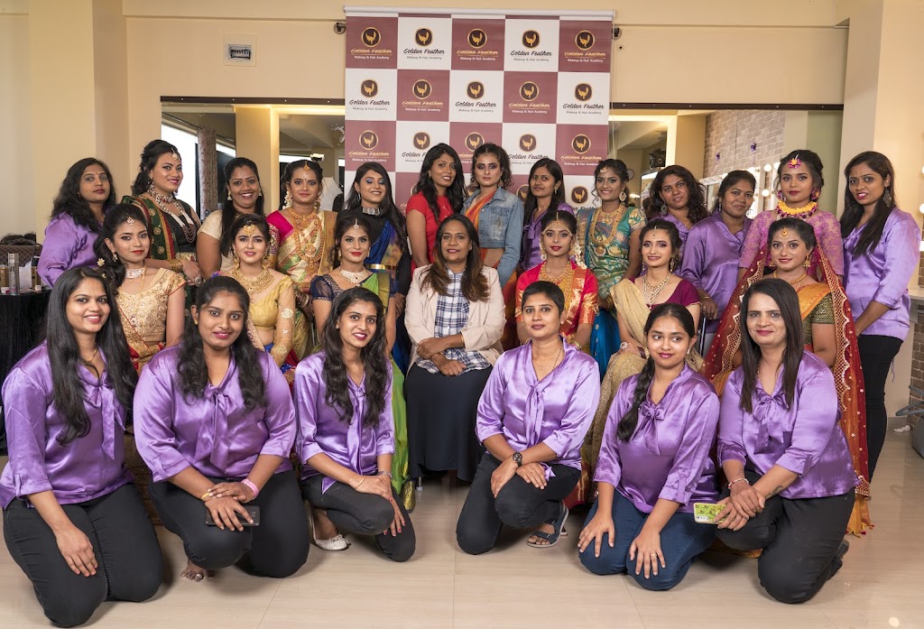 Golden Feather Unisex Family Salon Beautician Course Makeup Academy In Bangalore