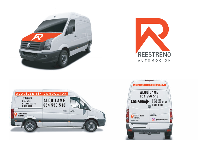 Alquiler de furgonetas sin conductor Reestren0 Automocion