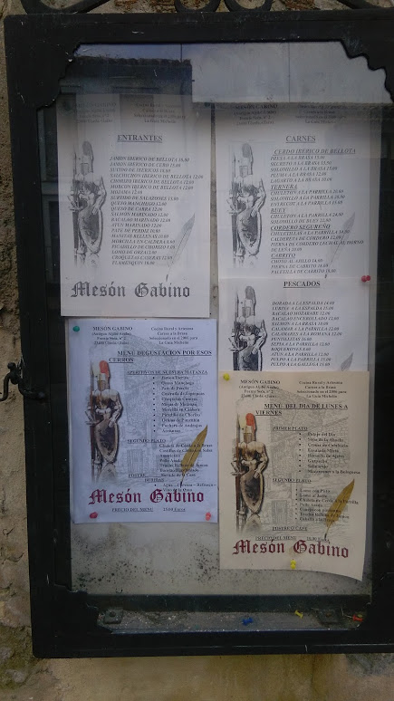 Meson Gabino — Carta