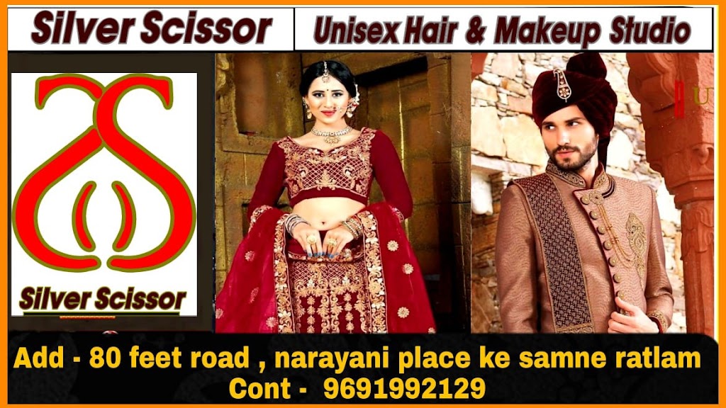 Silver Scissor Salon Hair Makeup Studio Academy In Ratlam