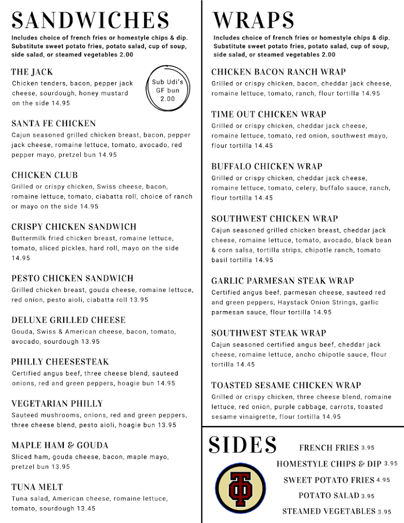  Time Out Sports Bar & Grill