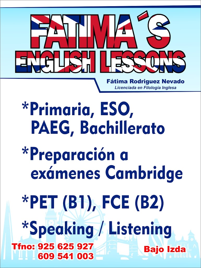Fatima's English Lessons — Del propietario