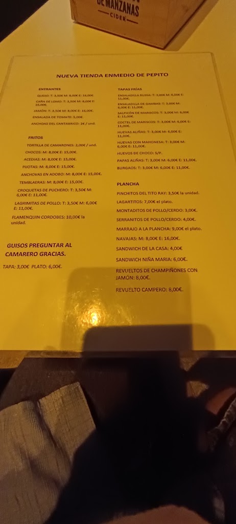 Bar Elec — Carta