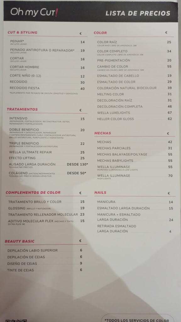 Oh my Cut! Cortes Valencianas — Carta