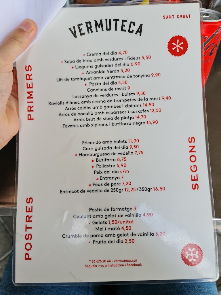 Vermuteca — Carta