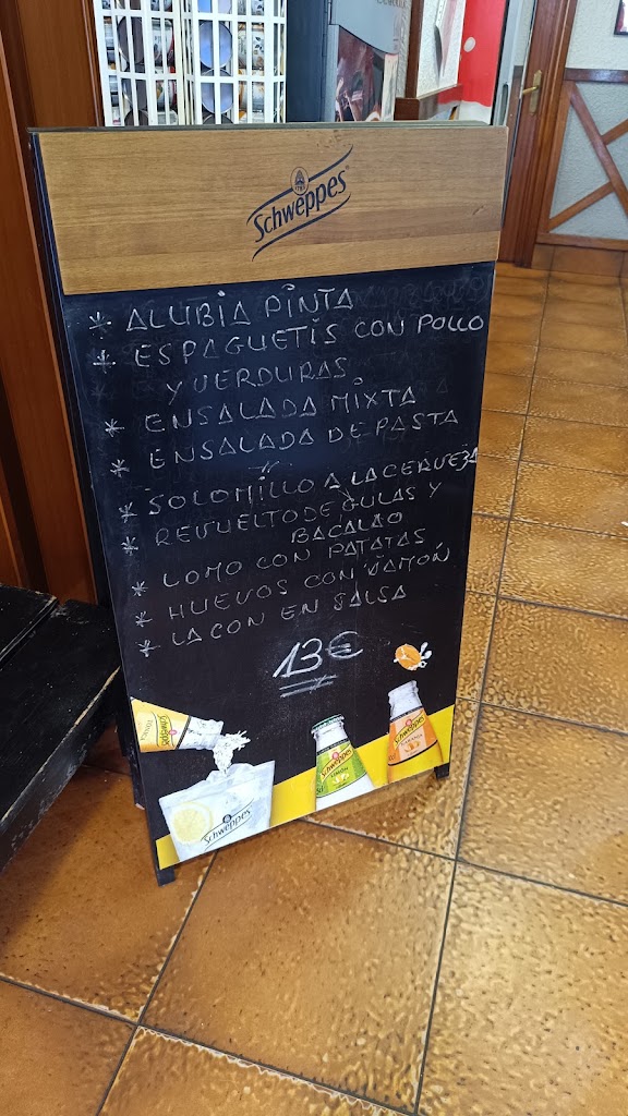 Bar Orixe — Carta