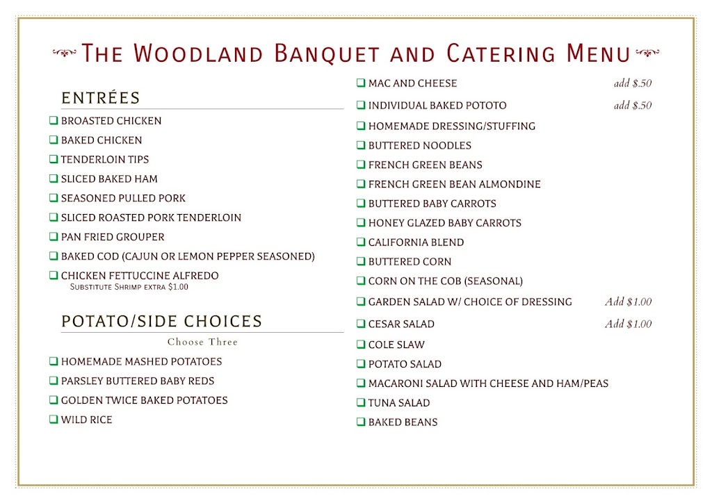  The Woodland Supper Club and Banquet Hall