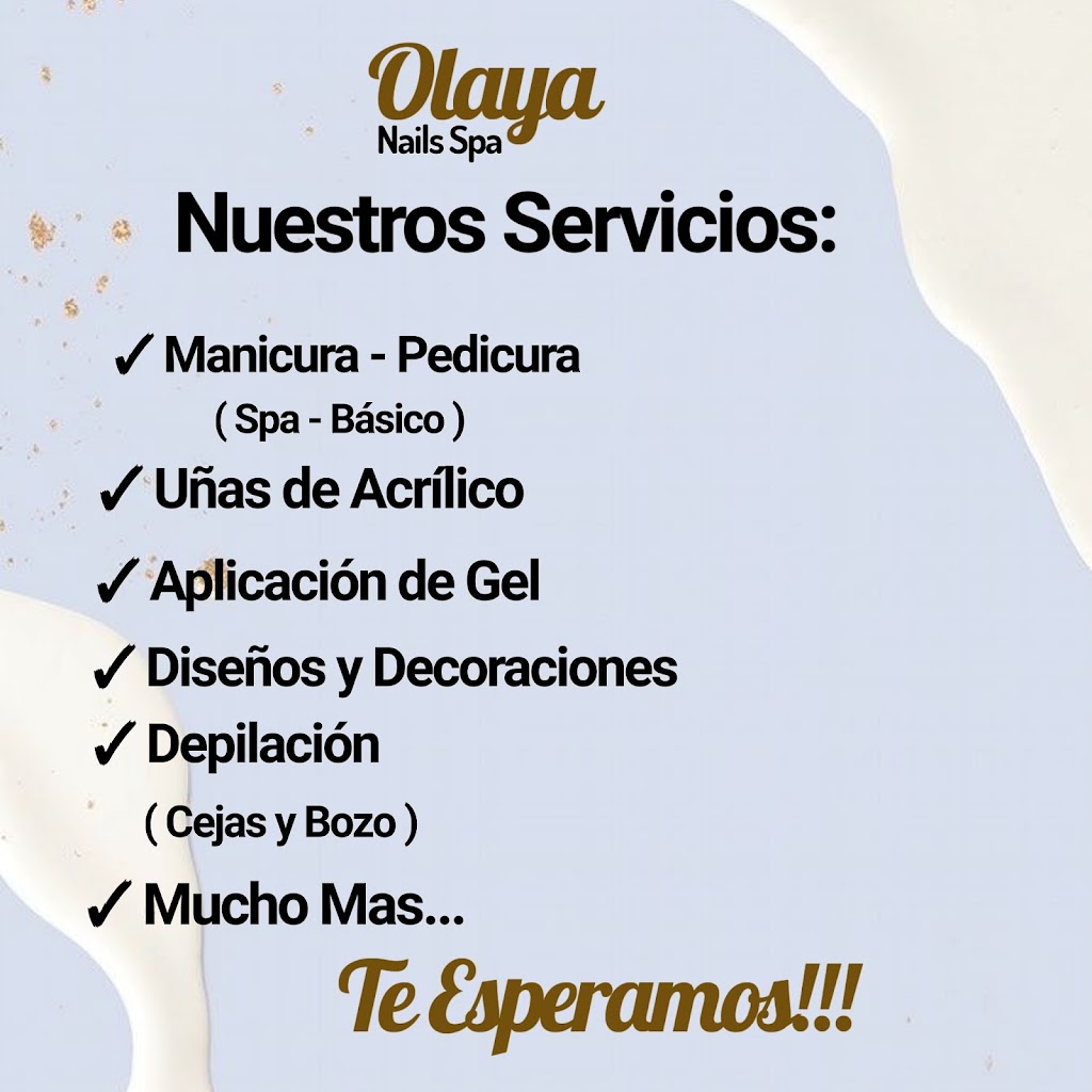 Olaya Salon de Belleza — Carta