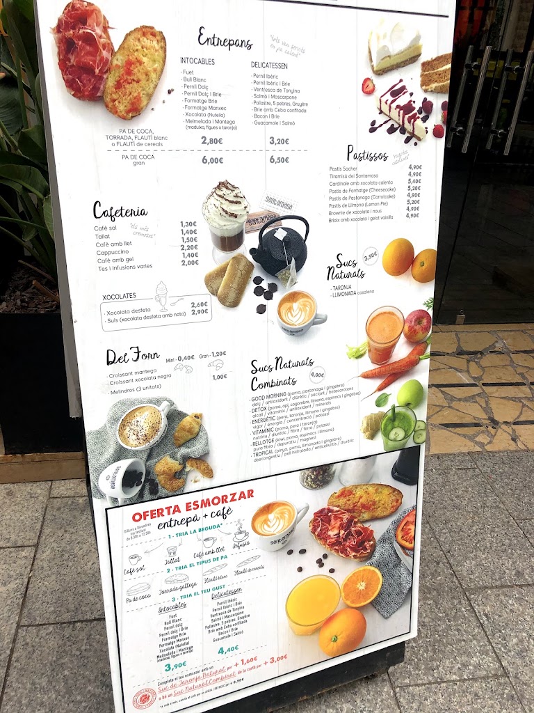 Santamasa Sabadell — Carta